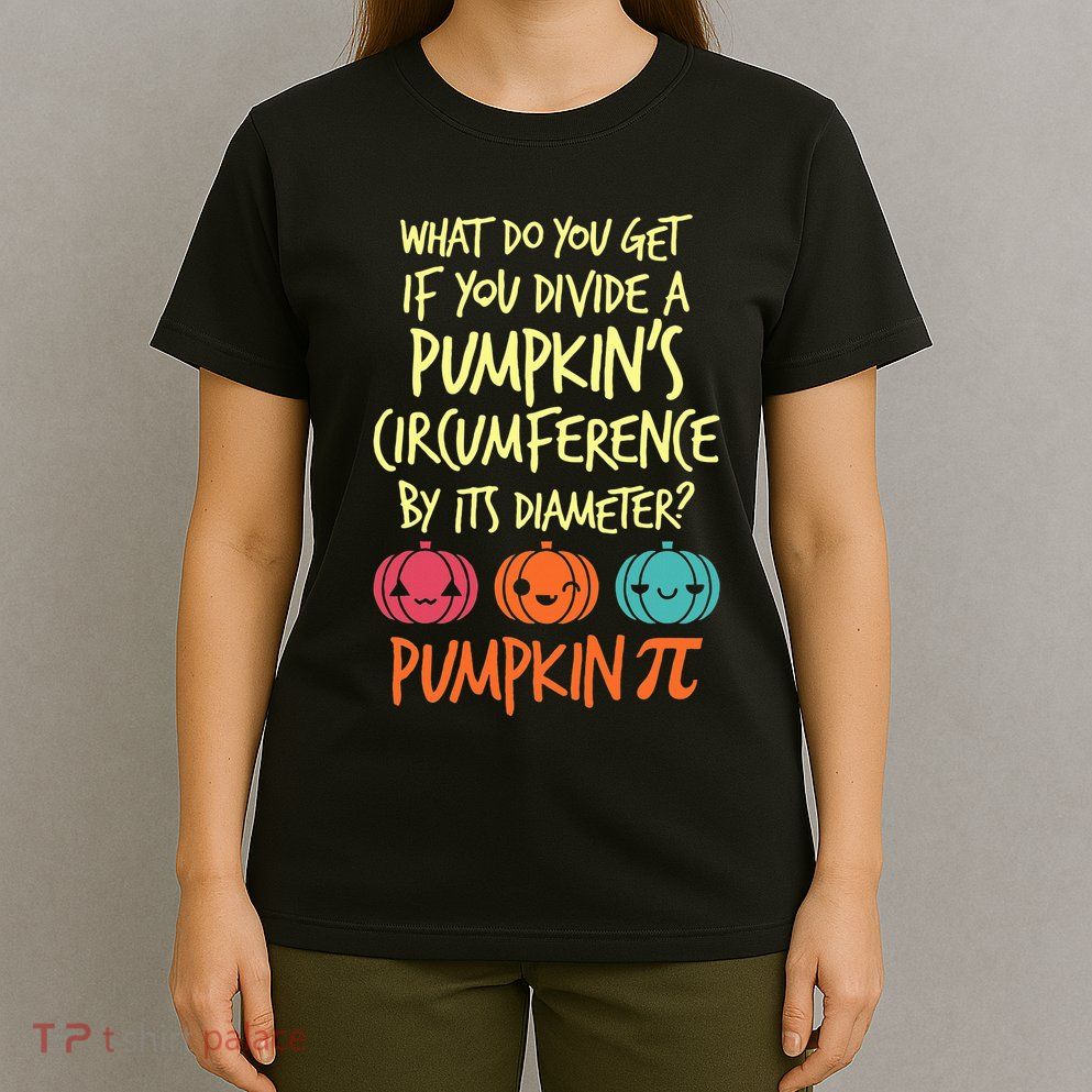 Funny Math Teacher Halloween Costume Pumpkin Pi T-Shirt