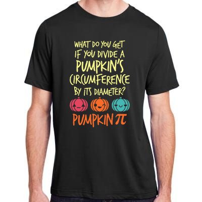 Funny Math Teacher Halloween Costume Pumpkin Pi Adult ChromaSoft Performance T-Shirt