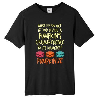 Funny Math Teacher Halloween Costume Pumpkin Pi Tall Fusion ChromaSoft Performance T-Shirt