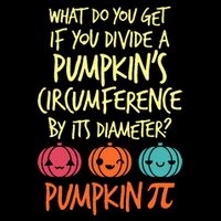 Funny Math Teacher Halloween Costume Pumpkin Pi 16 in Basic Backpack