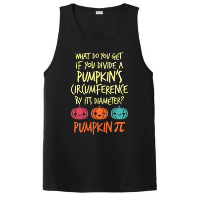 Funny Math Teacher Halloween Costume Pumpkin Pi PosiCharge Competitor Tank