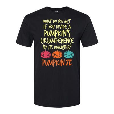 Funny Math Teacher Halloween Costume Pumpkin Pi Softstyle® CVC T-Shirt