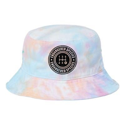 Funny Manual Transmission Stick Shift Endangered Tie Dye Newport Bucket Hat