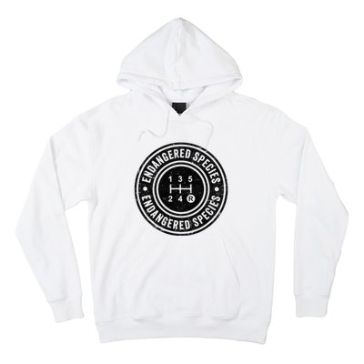 Funny Manual Transmission Stick Shift Endangered Hoodie