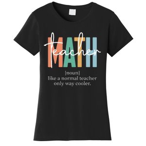 Funny Math Teacher Definition Women's T-Shirt