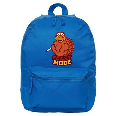 Feast Mode Thanksgiving Fitness Weight Traiining Gift 16 in Basic Backpack