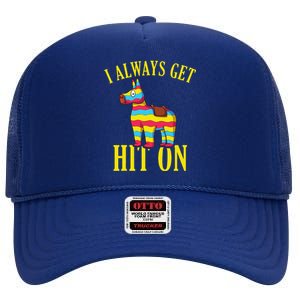 Funny Mexican Theme Party Cinco De Mayo High Crown Mesh Back Trucker Hat