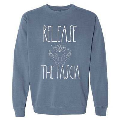 Fascia Massage Therapy Gifts For Wo Myofascial Release Garment-Dyed Sweatshirt