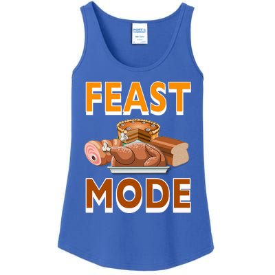 Feast Mode Thanksgiving Food Turkey Day Dinner Funny Gift Ladies Essential Tank