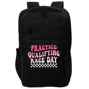 Funny Monday Tuesday Thursday Practice Qualifying Race Day Impact Tech Backpack