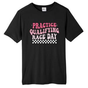 Funny Monday Tuesday Thursday Practice Qualifying Race Day Tall Fusion ChromaSoft Performance T-Shirt