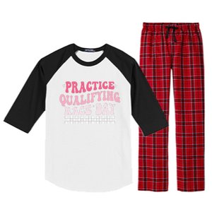 Funny Monday Tuesday Thursday Practice Qualifying Race Day Raglan Sleeve Pajama Set