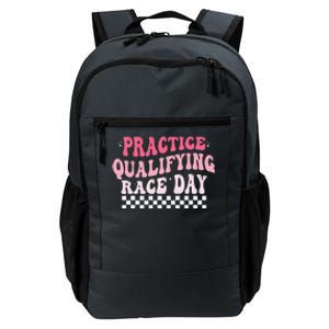 Funny Monday Tuesday Thursday Practice Qualifying Race Day Daily Commute Backpack