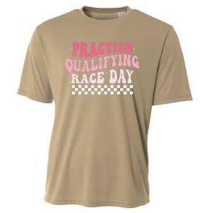 Funny Monday Tuesday Thursday Practice Qualifying Race Day Cooling Performance Crew T-Shirt