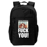 Funny Message To Democrats Backpack