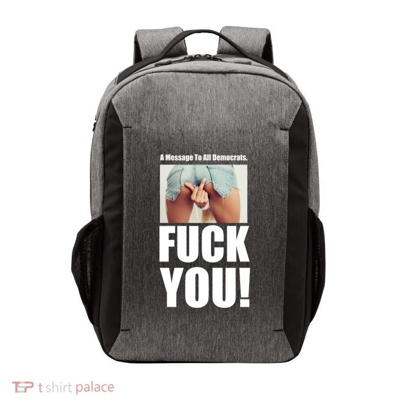 Funny Message To Democrats Vector Backpack