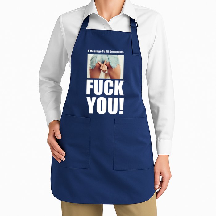 Funny Message To Democrats Apron