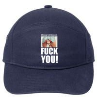 Funny Message To Democrats 7-Panel Snapback Hat
