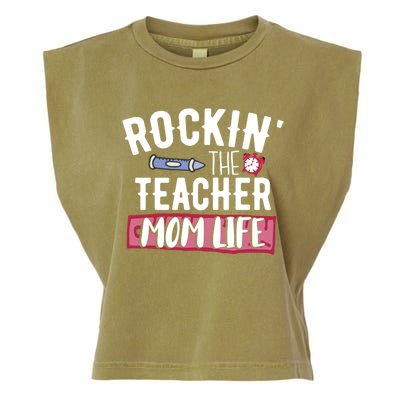 Funny Mom Teacher Meaningful Gift Garment-Dyed Women's Muscle Tee