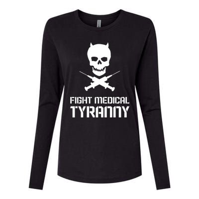 Fight Medical Tyranny 1 Womens Cotton Relaxed Long Sleeve T-Shirt