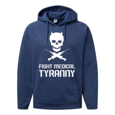 Fight Medical Tyranny 1 Performance Fleece Hoodie