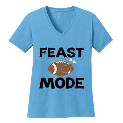 Feast Mode Thanksgiving Cool Gift Women's V-Neck T-Shirt
