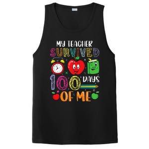 Funny My Teacher Survived 100 Days Of Me PosiCharge Competitor Tank