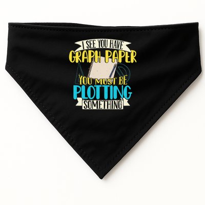 Funny Math Teacher Math Equation Equation Print Gift USA-Made Doggie Bandana