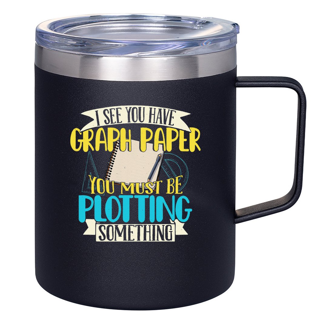 Funny Math Teacher Math Equation Equation Print Gift 12oz Stainless Steel Coffee Mug