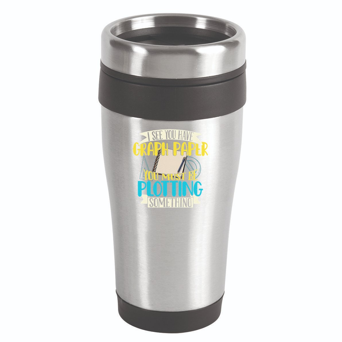 Funny Math Teacher Math Equation Equation Print Gift 16oz Travel Tumbler