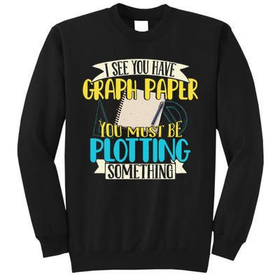 Funny Math Teacher Math Equation Equation Print Gift Tall Sweatshirt