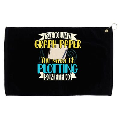 Funny Math Teacher Math Equation Equation Print Gift Grommeted Golf Towel