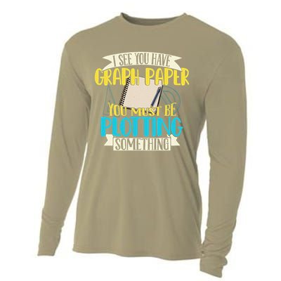 Funny Math Teacher Math Equation Equation Print Gift Cooling Performance Long Sleeve Crew