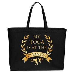 Funny My Toga Is At The Cleaners Party Cotton Canvas Jumbo Tote