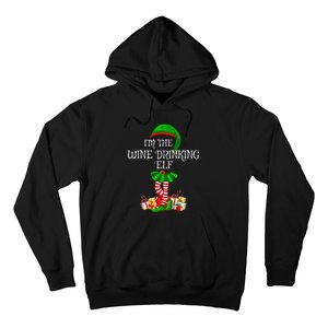 Family Matching The Wine Drinking Elf Christmas Hoodie