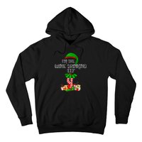 Family Matching The Wine Drinking Elf Christmas Hoodie