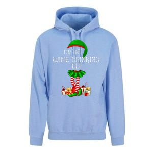 Family Matching The Wine Drinking Elf Christmas Unisex Surf Hoodie