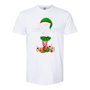 Family Matching The Wine Drinking Elf Christmas Softstyle CVC T-Shirt