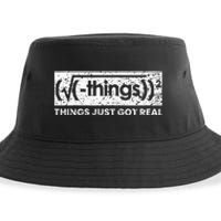 Funny Math Teacher Things Just Got Real Mathematics Nerd Sustainable Bucket Hat