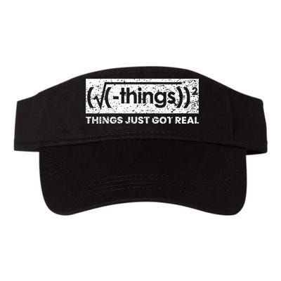Funny Math Teacher Things Just Got Real Mathematics Nerd Visor