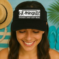 Funny Math Teacher Things Just Got Real Mathematics Nerd Visor
