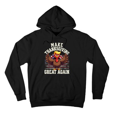 Funny Make Thanksgiving Great Again Turkey Hoodie