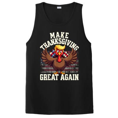 Funny Make Thanksgiving Great Again Turkey PosiCharge Competitor Tank