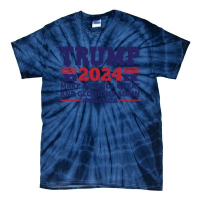 Funny MAGAGA Trump 2024 Make America Great And Glorious Again Tie-Dye T-Shirt