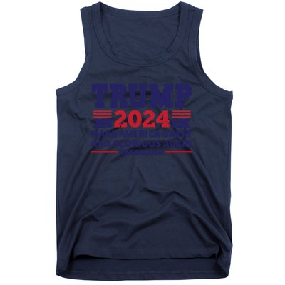 Funny MAGAGA Trump 2024 Make America Great And Glorious Again Tank Top