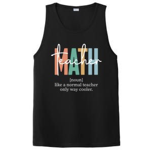 Funny Math Teacher Definition And Gift PosiCharge Competitor Tank