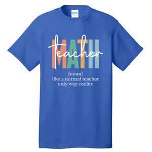 Funny Math Teacher Definition And Gift Tall T-Shirt