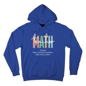 Funny Math Teacher Definition And Gift Tall Hoodie