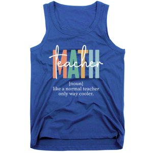 Funny Math Teacher Definition And Gift Tank Top