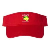 Funny My Tummy Hurts And Im Mad At The Government Frog Valucap Bio-Washed Visor